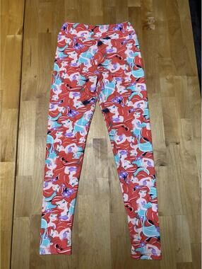 Ariel The Little Mermaid LulaRoe Leggings Tween Disney